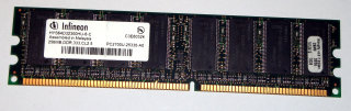 256 MB DDR-RAM PC-2700U non-ECC  CL2.5 Infineon HYS64D32000HU-6-C