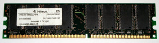 1 GB DDR-RAM 184-pin PC-2700U non-ECC  Infineon HYS64D128320GU-6-B