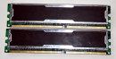 2 GB DDR-RAM Kit (2 x 1 GB) PC-3200U nonECC 400 MHz  Mushkin Silverline 996754