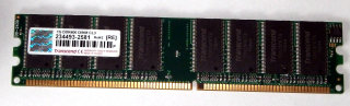 1 GB DDR-RAM 184-pin PC-3200U nonECC  CL3  Transcend