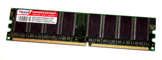 512 MB DDR-RAM 184-pin PC-3200U non-ECC  CL2.5  VDATA MDYVD5FH4860N1E02