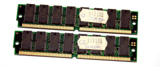 64 MB EDO-RAM Kit (2 x 32 MB) 72-pin PS/2 Simm 60 ns for Pentium AT/ATX   gold