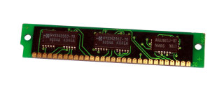 256 kB Simm 30-pin 256kx9 Parity 70 ns Chips: 2x Hyundai HY534256J-70 + 1x NMBS AAA2801J-07