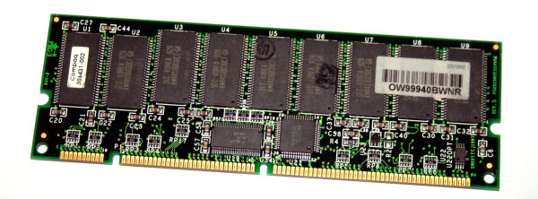 128 MB SD-RAM 168-pin PC-100R Registered-ECC  Compaq: 306431-002