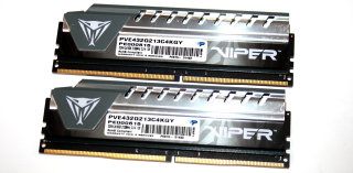 32 GB DDR4-RAM Kit (2x16GB) 288-pin PC4-2133N non-ECC 1,2V PC4-17000  CL14  Patriot Viper PVE432G213C4KGY