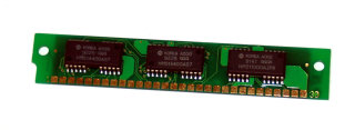 1 MB Simm 30-pin 1Mx9 Parity 3-Chip 70 ns Chips: 2x Hitachi HM514400AS7 + 1x HM511000AJP8