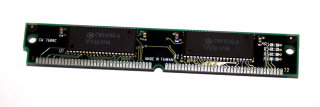 8 MB FPM-RAM 72-pin 2Mx32 non-Parity PS/2 Simm 60 ns  Chips: 4x CW CW418160-6