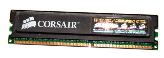 1 GB DDR-RAM 184-pin XMS PC-3200U non-ECC CL2 Corsair CMX1024-3200C2  XMS3202v2.2