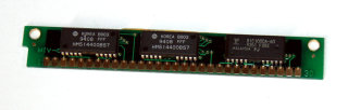 1 MB Simm 30-pin 1Mx9 Parity 70 ns  3-Chip Chips: 2x Hitachi HM514400BS7 + 1x Fujitsu 81C1000A-60