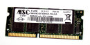 256 MB SO-DIMM 144-pin SD-RAM PC-133 CL3-3-3   MSC...