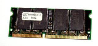 16 MB 144-pin SO-DIMM PC-66 SD-RAM 3.3V  Samsung KMM466S203CT-F0