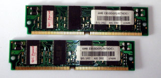 128 MB EDO-RAM (2 x 64 MB) 60 ns 8-Chip doppelseitig