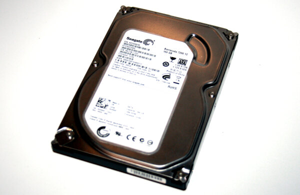 160 GB SATA Harddisk 3,5"  Seagate ST3160318AS  Barracuda 7200.12 , P/N: 9SL13A-033 , FW: CC44