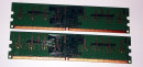 2 GB DDR2-RAM (2 x 1 GB) PC2-6400U non-ECC  Kingston KVR800D2N5K2/2G 99U5315