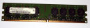 1 GB DDR2-RAM 240-pin 2Rx8 PC2-5300U non-ECC  Qimonda...
