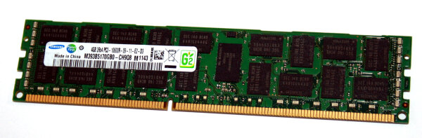 4 GB DDR3-RAM 240-pin Registered ECC 2Rx4 PC3-10600R Samsung M393B5170GB0-CH9Q8