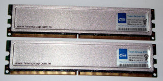 2 GB-Kit DDR2-RAM (2 x1 GB) PC2-5300U non-ECC CL=4-4-4-12 Team TEDD1024M667HC4