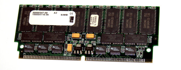 64 MB FPM-RAM 72-pin 16Mx36 Parity PS/2 Simm 60ns  3,3V/5V  Southland 30000347-00