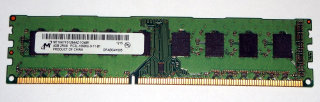 4 GB DDR3-RAM 240-pin 2Rx8 PC3-10600U non-ECC Micron MT16KTF51264AZ-1G4M1