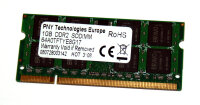 1 GB DDR2 RAM 200-pin SO-DIMM PC2-5300S PNY 64A0TFTYE8G17