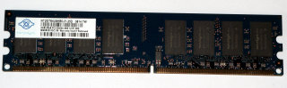 2 GB DDR2-RAM 2Rx8 PC2-6400U non-ECC  Nanya NT2GT64U8HB0JY-25D
