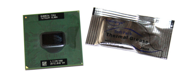 Intel Pentium M 735A, Socket mPGA478C  SL8BA  RH80536 735A / 1.7GHz/2M/400MHz