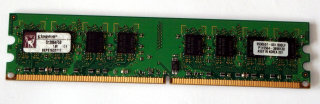 1 GB DDR2-RAM PC2-5300U non-ECC Desktop-Memory Kingston D12864F50 9930657