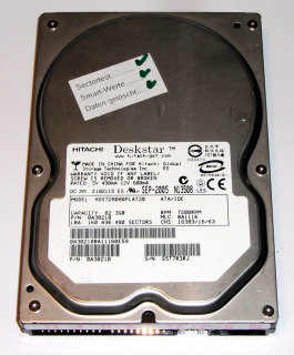 80 GB Festplatte IDE PATA Hitachi HDS728080PLAT20