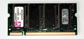 512 MB DDR RAM 200-pin SO-DIMM PC-2700S Laptop-Memory  Kingston KAC-MEMC/512