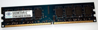 1 GB DDR2-RAM 240-pin PC2-6400U nonECC 800 MHz Nanya NT1GT64U8HB0BY-25D