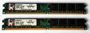 4 GB DDR2-RAM (2x2GB) 240-pin PC2-6400U non-ECC  Kingston...