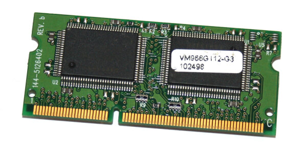 8 MB SG-RAM 144-pin 7ns 143MHz Video-Memory-Board for Matrox Millennium G200  Virtium VM966G112-G8