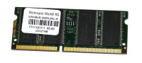 64 MB SO-DIMM 144-pin SD-RAM PC-100 Chips: 8x Infineon...
