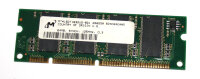 64 MB SD-RAM 100-pin DIMM 125 MHz CL3  Micron...