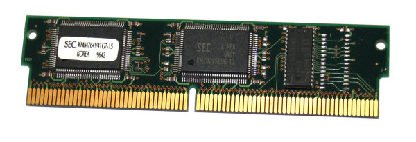256 kB Synchron Pipelined Burst SRAM Cache COAST Modul  Samsung KMM764V41G7-15
