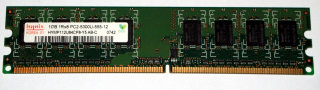 1 GB DDR2-RAM 240-pin 1Rx8 PC2-5300U non-ECC   Hynix HYMP112U64CP8-Y5 AB-C