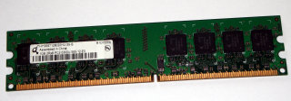 1 GB DDR2-RAM 240-pin 2Rx8 PC2-5300U non-ECC  Qimonda HYS64T128020HU-3S-B