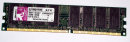 1 GB DDR-RAM 184-pin PC-2100U non-ECC  Kingston KVR266X64C25/1G   9905216