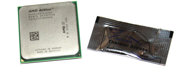 CPU AMD Athlon 64 X2   ADO520BIAA5DO  2,7 GHz Dual-Core (5200+), 1MB Cache, Sockel AM2