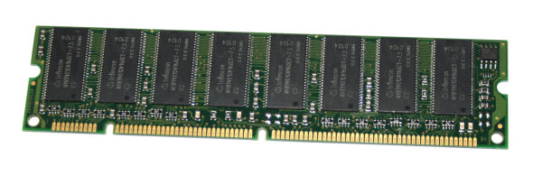 128 MB SD-RAM 168-pin PC-133 non-ECC 8-Chip  Infineon HYB39S128160CT-7.5