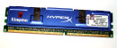 1 GB DDR-RAM 184-pin HyperX  PC-3200 nonECC 400 MHz...