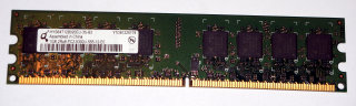 1 GB DDR2-RAM 240-pin 2Rx8 PC2-5300U non-ECC  Qimonda HYS64T128020EU-3S-B2