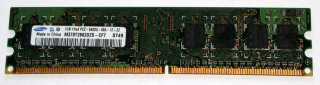 1 GB DDR2-RAM 240-pin 1Rx8 PC2-6400U non-ECC  800 MHz Samsung M378T2863DZS-CF7
