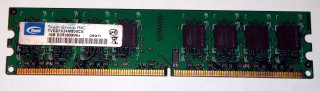 1 Go DDR2-RAM 240 broches PC2-6400U non-ECC Team TVDD1024M800C5 double face