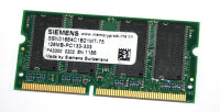 128 MB SO-DIMM 144-pin SD-RAM  PC-133 CL3   Siemens...