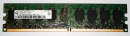 1 GB DDR2-RAM 240-pin 2Rx8 PC2-4200U non-ECC  Qimonda...