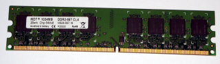 1 GB DDR2-RAM 240-pin PC2-5300U non-ECC CL4  MDT M924-667-16   5316