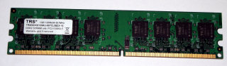 1 GB DDR2-RAM 240-pin PC2-5300U non-ECC TRS TRSDD2001G64U-667CL5BZX-16