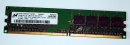 512 MB DDR2-RAM 240-pin 1Rx8 PC2-4200U non-ECC Micron MT8HTF6464AY-53EB3