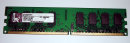 2 GB DDR2-RAM PC2-5300U non-ECC 667 MHz Kingston KTD-DM8400B/2G   9905316